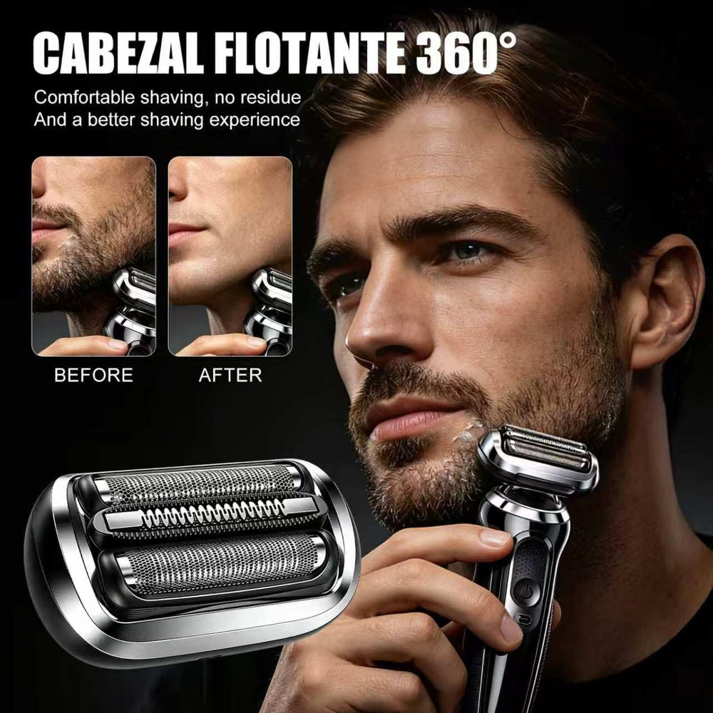 BILLAR 73S in a bathroom setting suggesting wet and dry shaving convenience