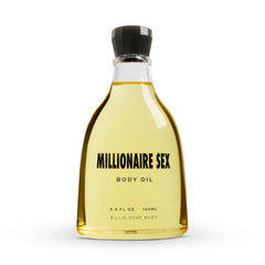 Billie Gene Body front bottle showing elegant label and size, highlights premium look