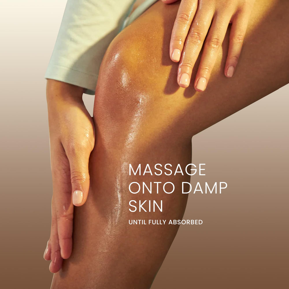 Billie Gene Body in hand while applying, shows easy spread and silky finish