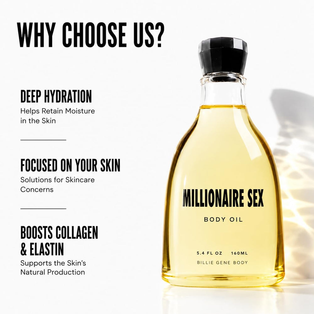 Billie Gene Body packaging label detail listing fragrance notes and vegan claim