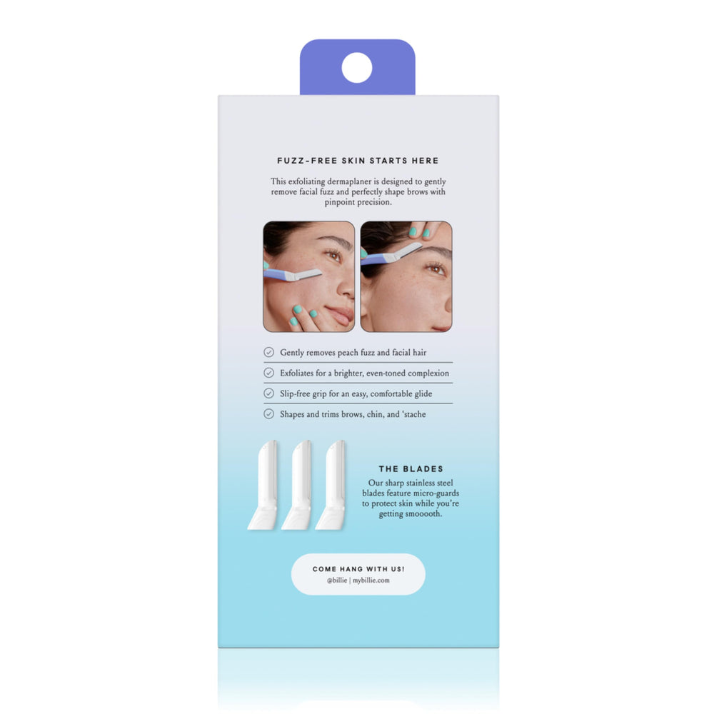 Billie step-by-step guide with refills demonstrating safe technique