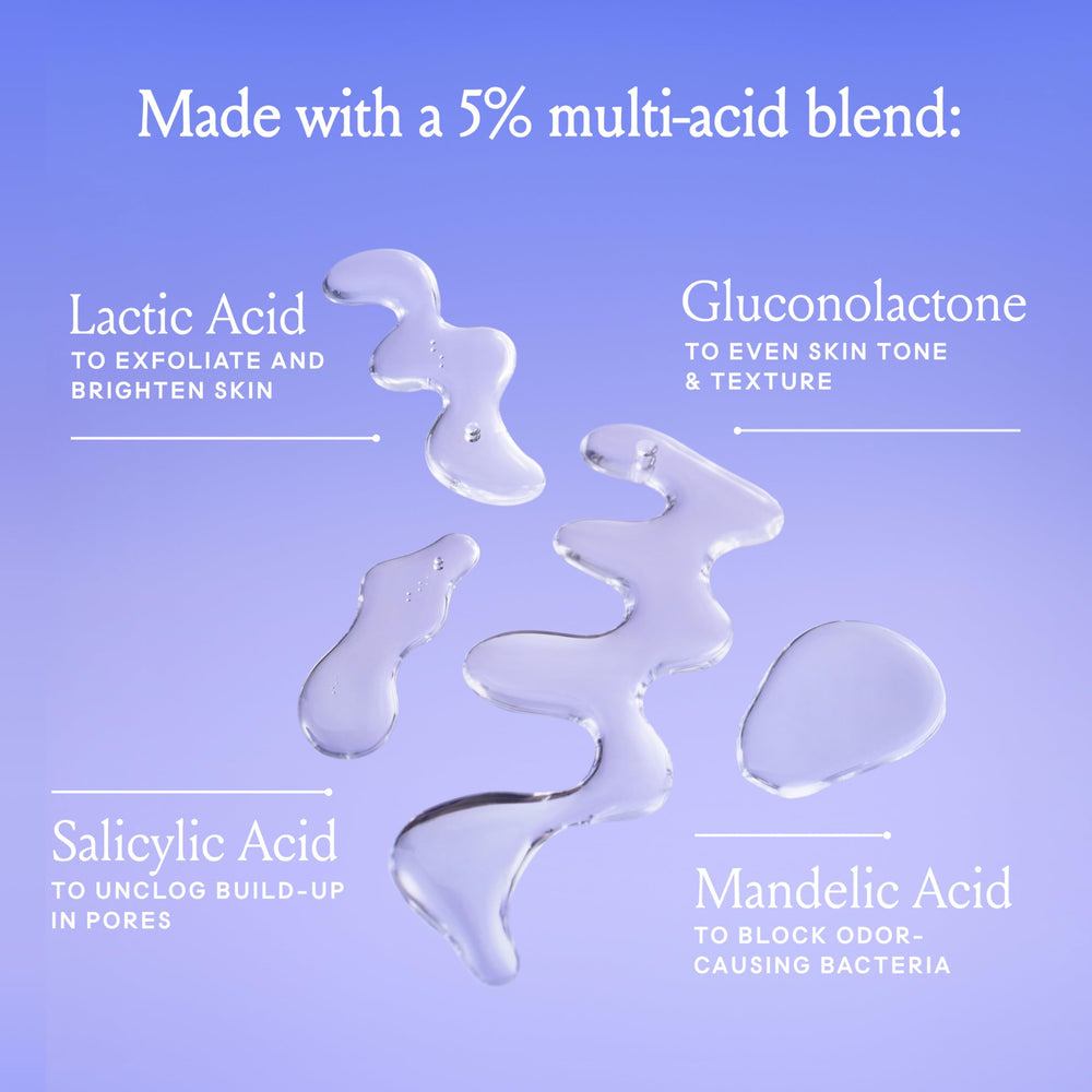 Billie label close-up highlighting ingredients and claims