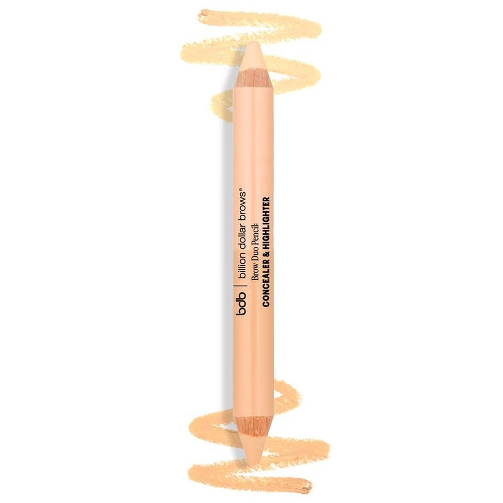 billion dollar brows front packaging showing dual-ended brow wand and benefits