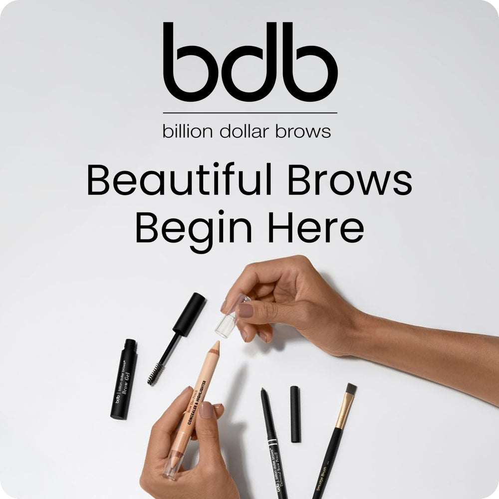 billion dollar brows lifestyle ready brows on model showing natural-looking, polished brow results