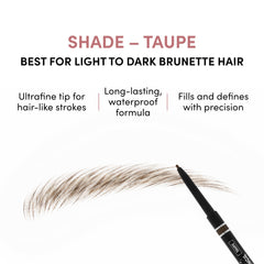 billion dollar brows close-up of micro-tip demonstrating precise hair-like strokes