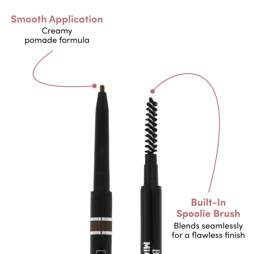 billion dollar brows swatch strokes on skin showing texture and buildable pigment