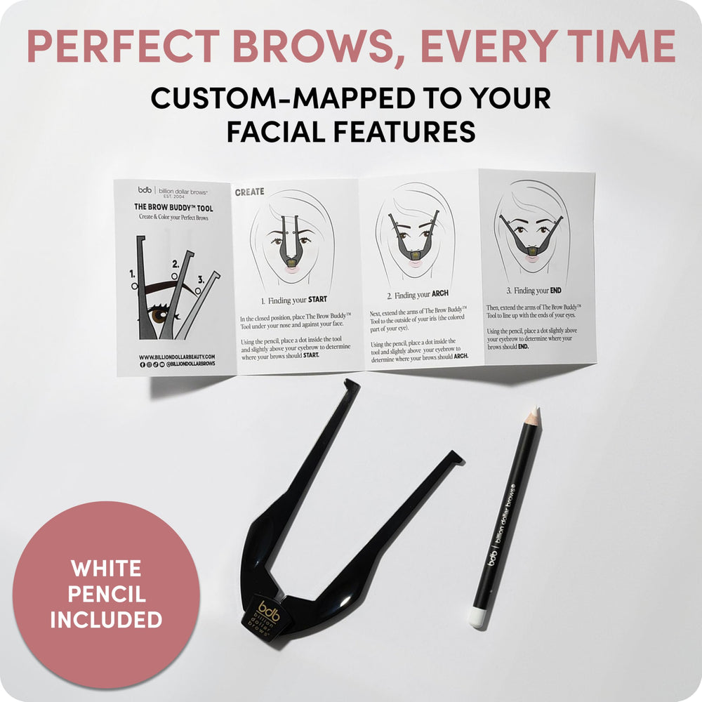 billion dollar brows close-up of the tool detail for accurate eyebrow mapping