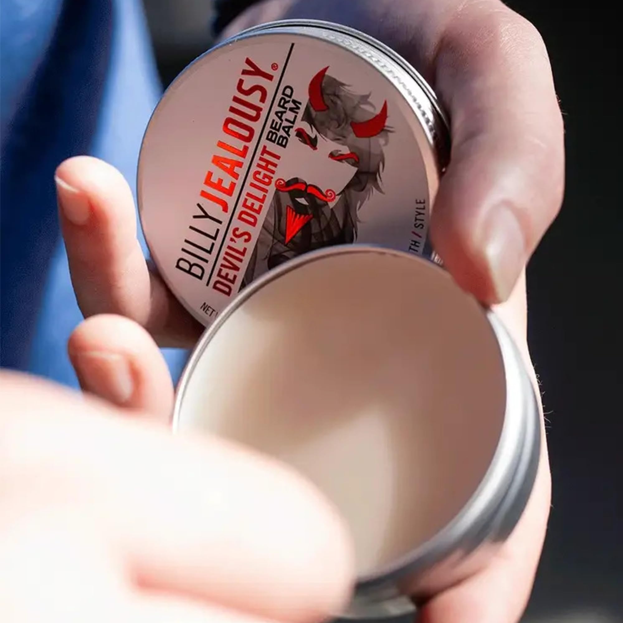 Billy Jealousy label close-up showing ingredients and cruelty-free promise benefit