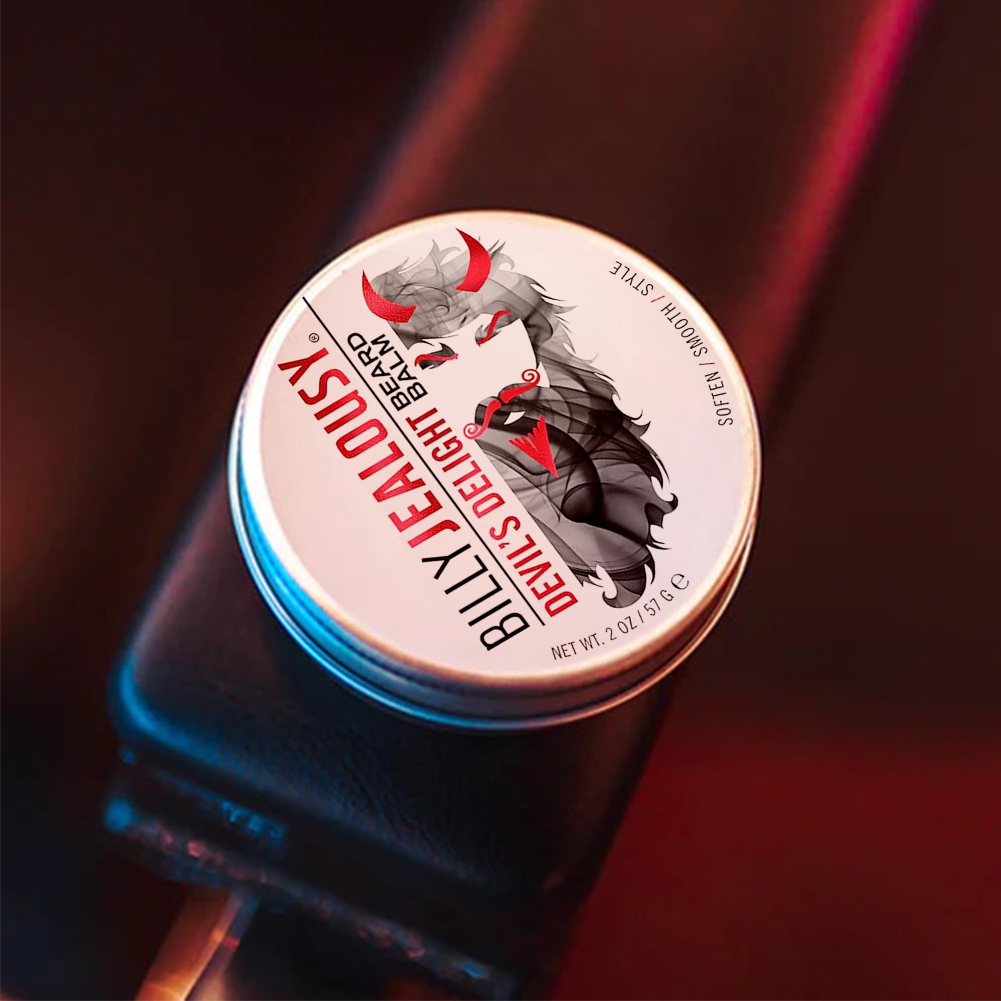 Billy Jealousy compact tin packed in toiletry bag for on-the-go grooming convenience