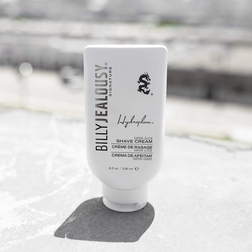 Billy Jealousy open cap revealing smooth cream consistency for even spread