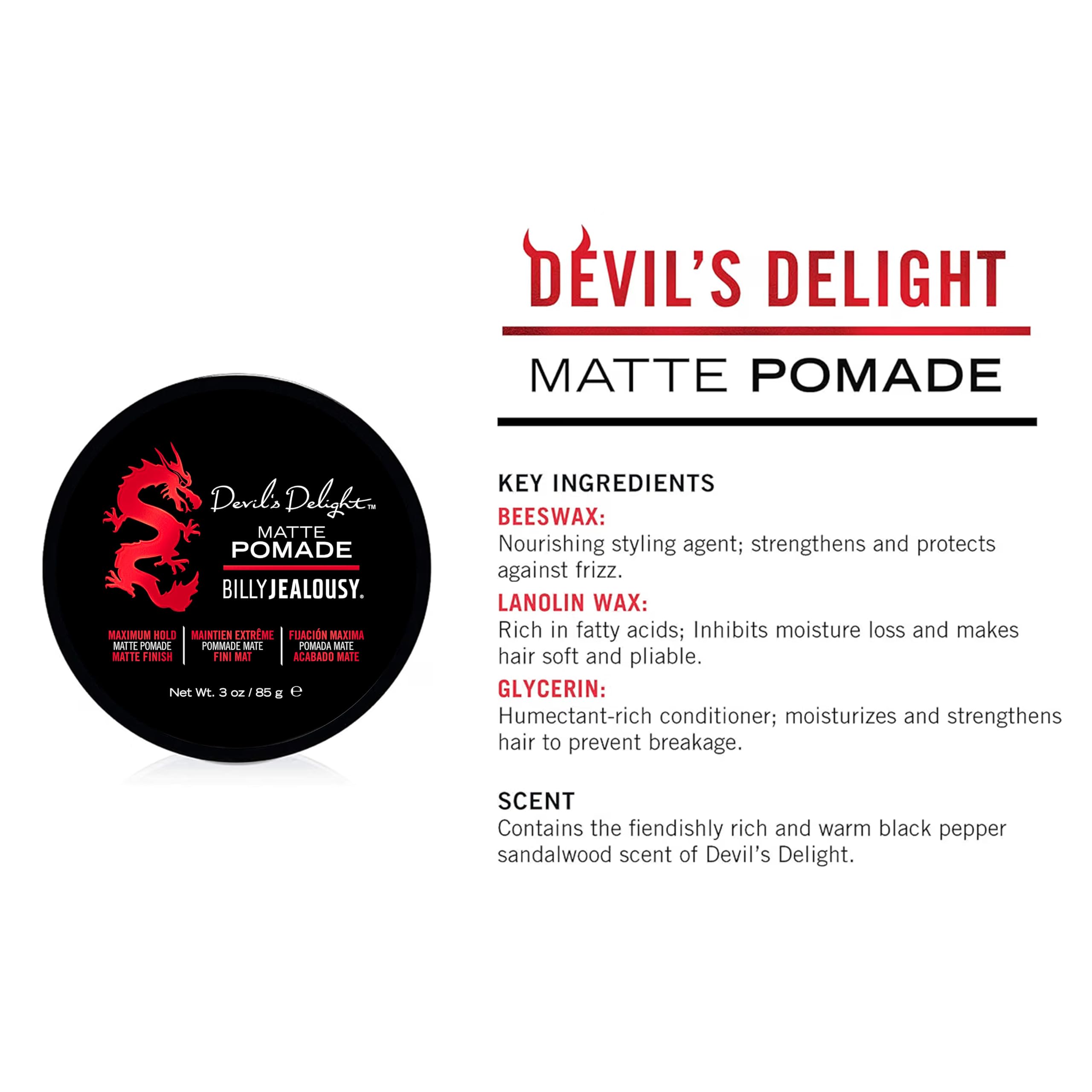 Billy Jealousy pomade being emulsified in hands demonstrating simple application
