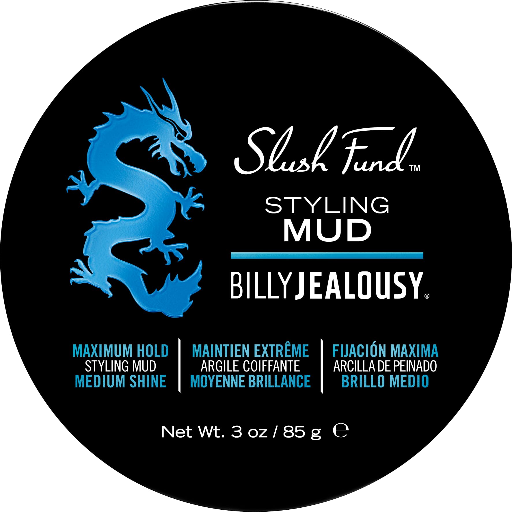 Billy Jealousy jar front view showing product branding and packaging benefit