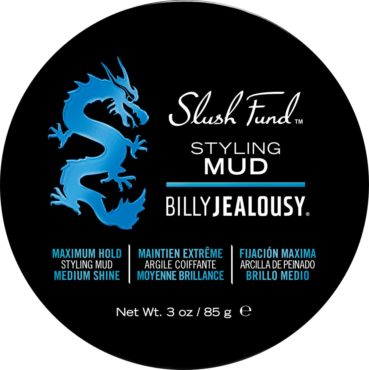Billy Jealousy jar front view showing product branding and packaging benefit