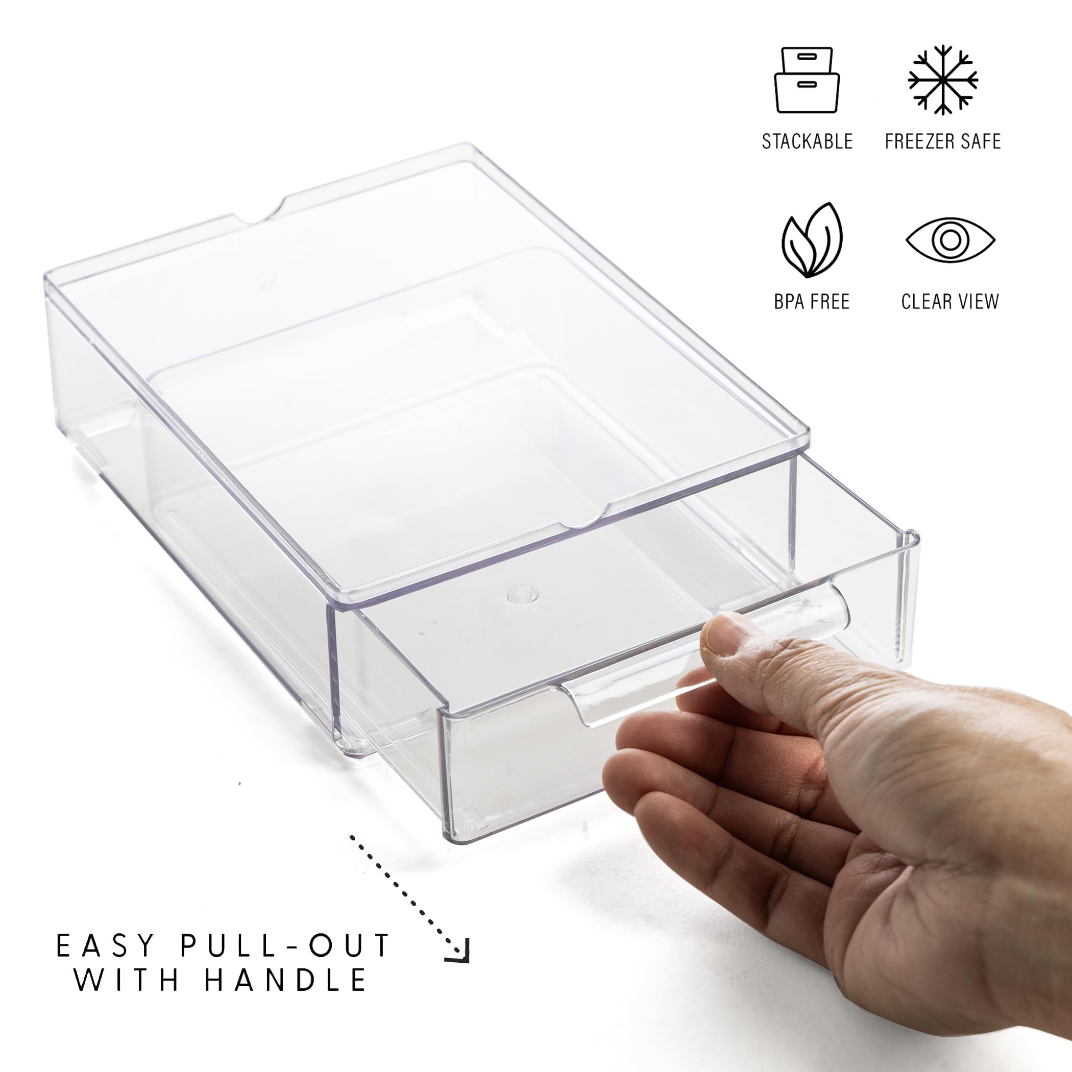 BINO drawers on vanity displaying neat storage and streamlined countertop look