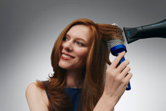 BIO IONIC crimped NanoIonic bristle close-up improving tension and reducing frizz
