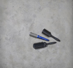 BIO IONIC soft-touch handle detail offering comfortable grip and control