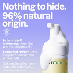 BIO SPECTRA ATTITUDE close-up label highlighting natural ingredient benefits