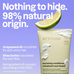 BIO SPECTRA ATTITUDE conditioner being applied to wet hair for smoother combing