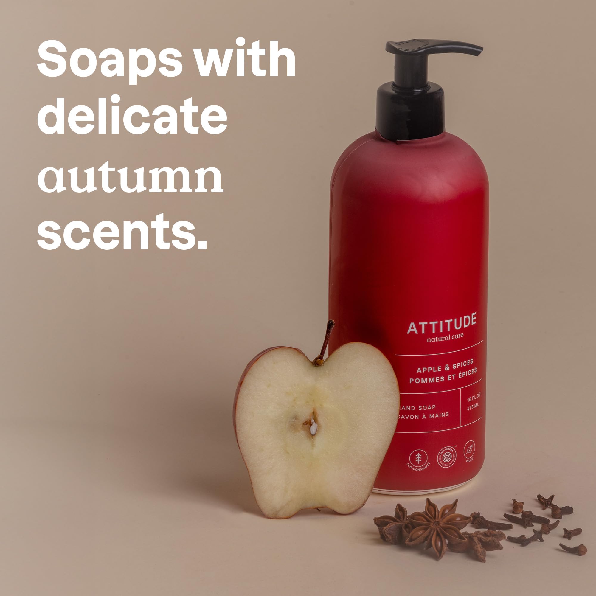 BIO SPECTRA ATTITUDE EWG badge and ingredient list detail highlighting verified safety benefit