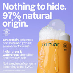 BIO SPECTRA ATTITUDE creamy foam texture that rinses clean