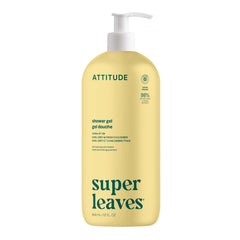 BIO SPECTRA ATTITUDE front bottle showing earl grey cucumber scent and refreshing benefit