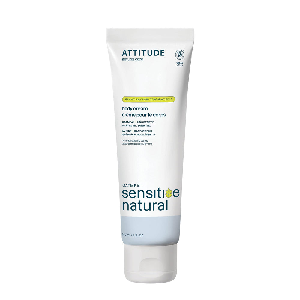 BIO SPECTRA ATTITUDE front bottle view showing unscented cream benefits