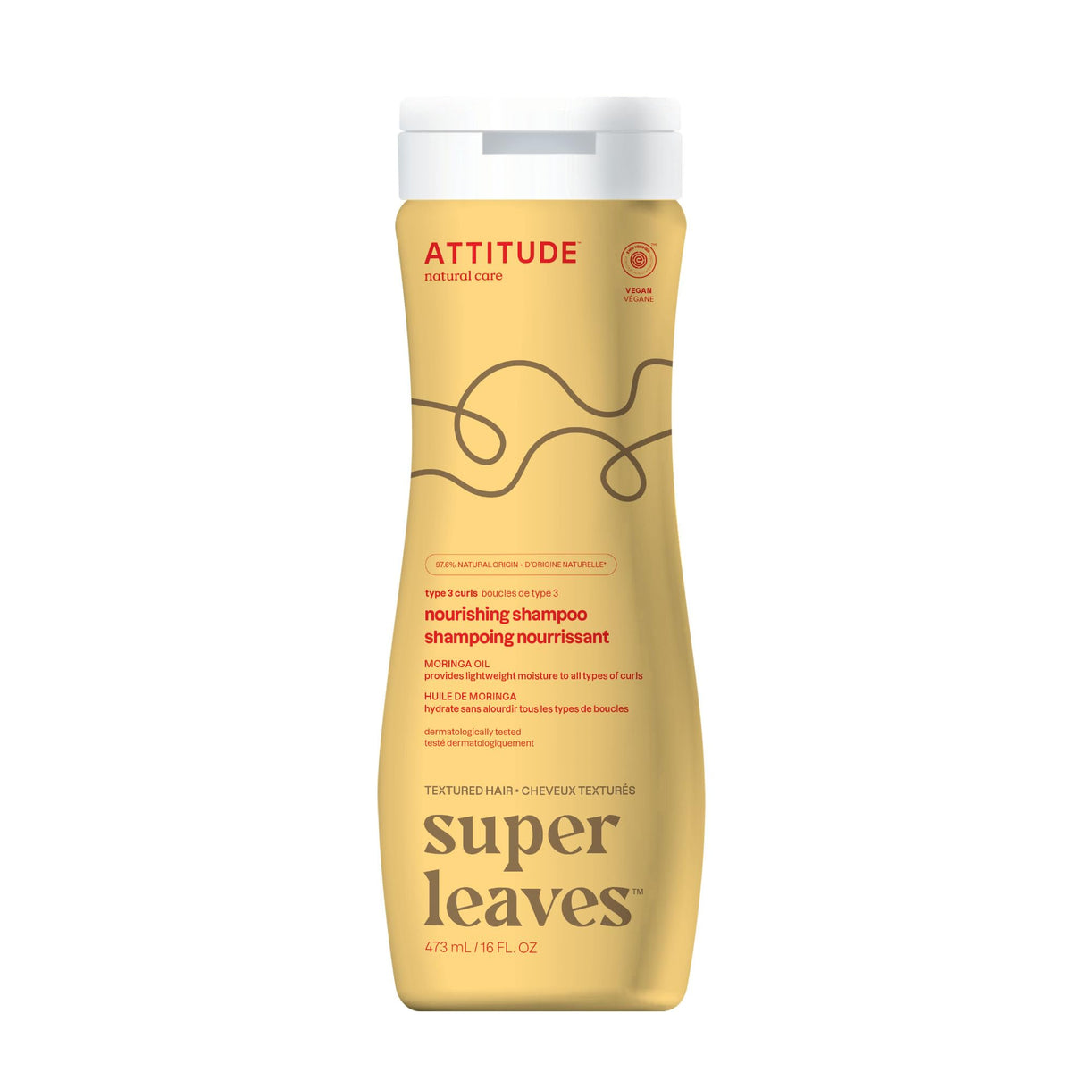BIO SPECTRA ATTITUDE front bottle showing clean-design and recyclable benefit