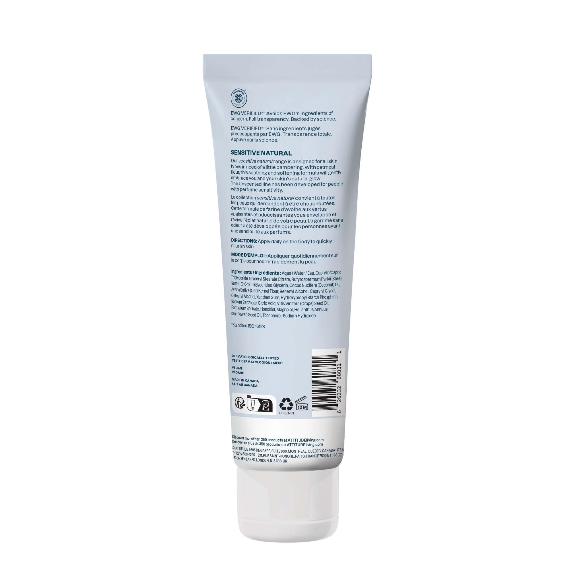 BIO SPECTRA ATTITUDE lotion in bathroom scene showing daily routine compatibility