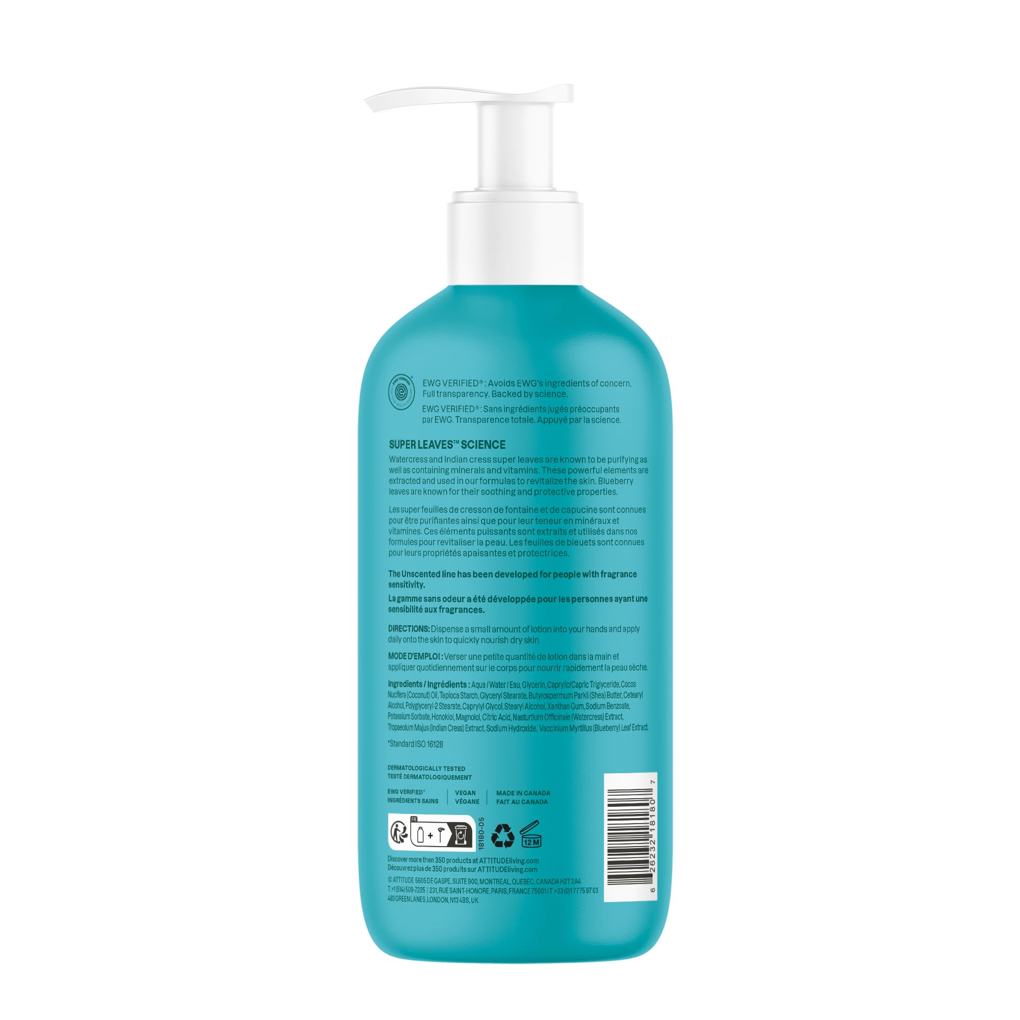 BIO SPECTRA ATTITUDE bottle on bathroom shelf conveying everyday routine compatibility