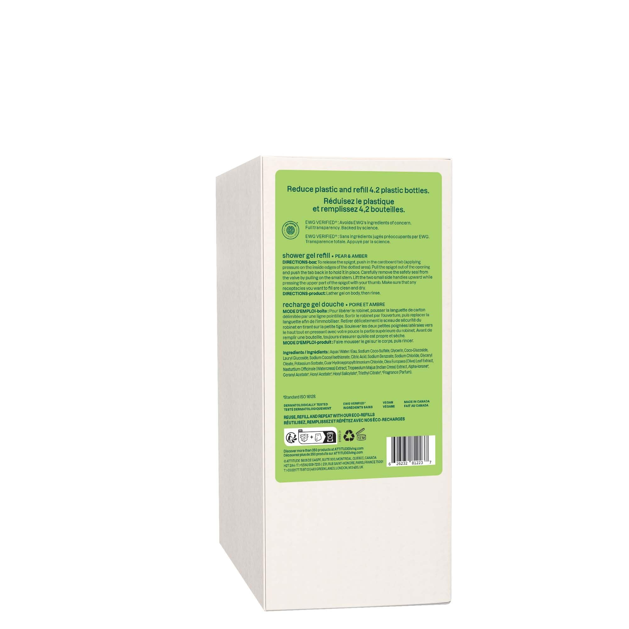 BIO SPECTRA ATTITUDE FSC cardboard box with recycled-mark highlighting eco-conscious packaging benefit
