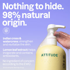 BIO SPECTRA ATTITUDE creamy foam texture demonstrating gentle hydration and lathering benefit