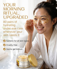 BIOAQUA close-up of hydrogel texture highlighting cooling gel benefit