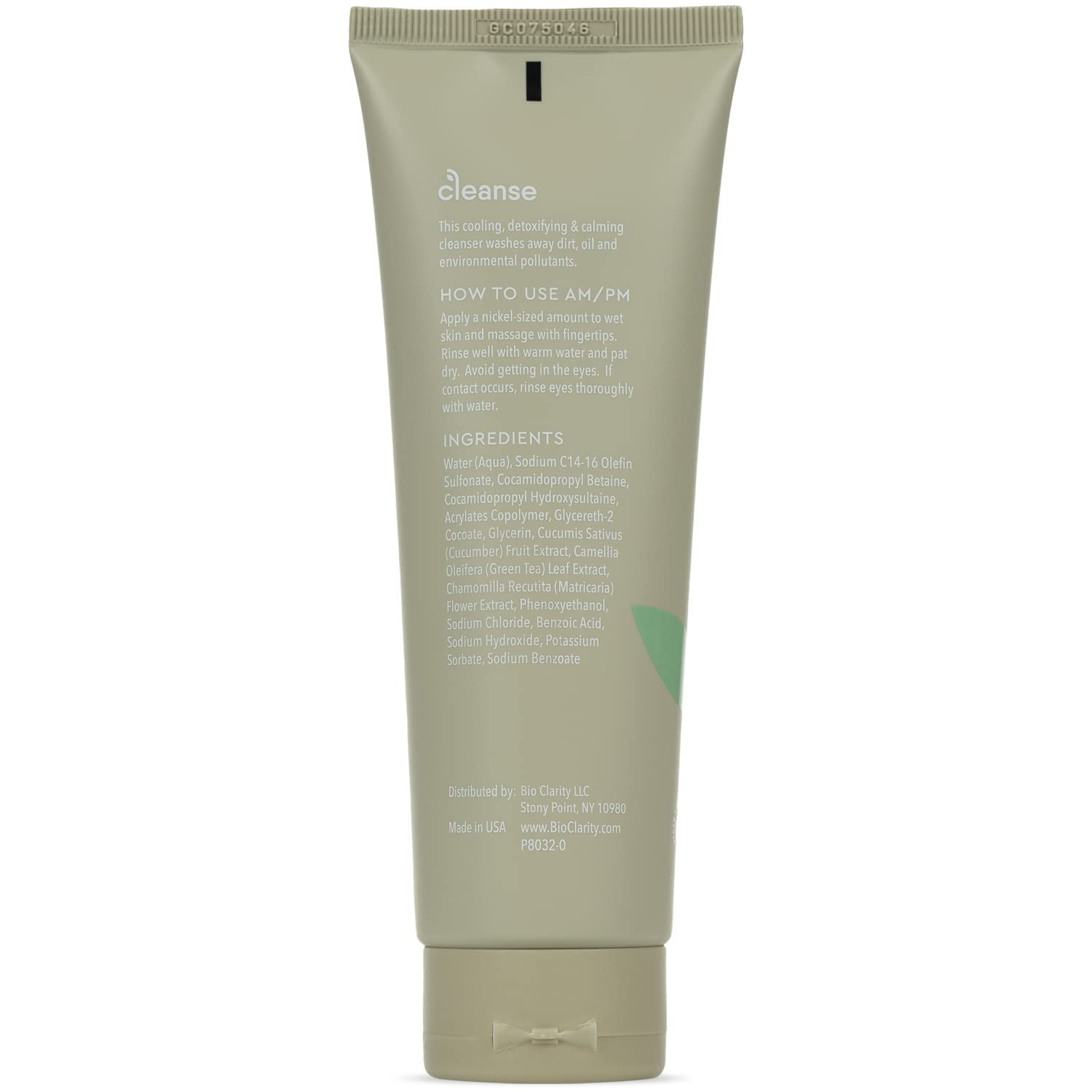 BioClarity on bathroom shelf in tidy routine setting promoting consistent skincare habit