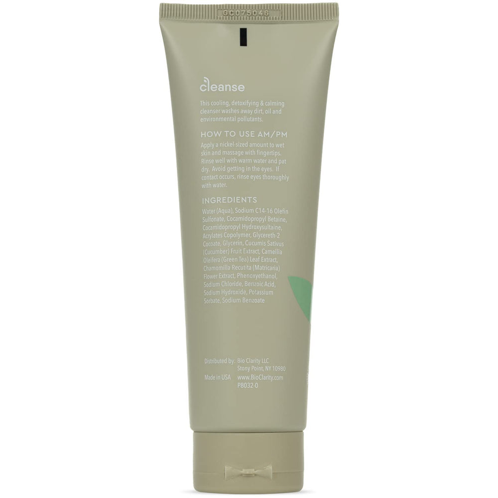 BioClarity on bathroom shelf in tidy routine setting promoting consistent skincare habit