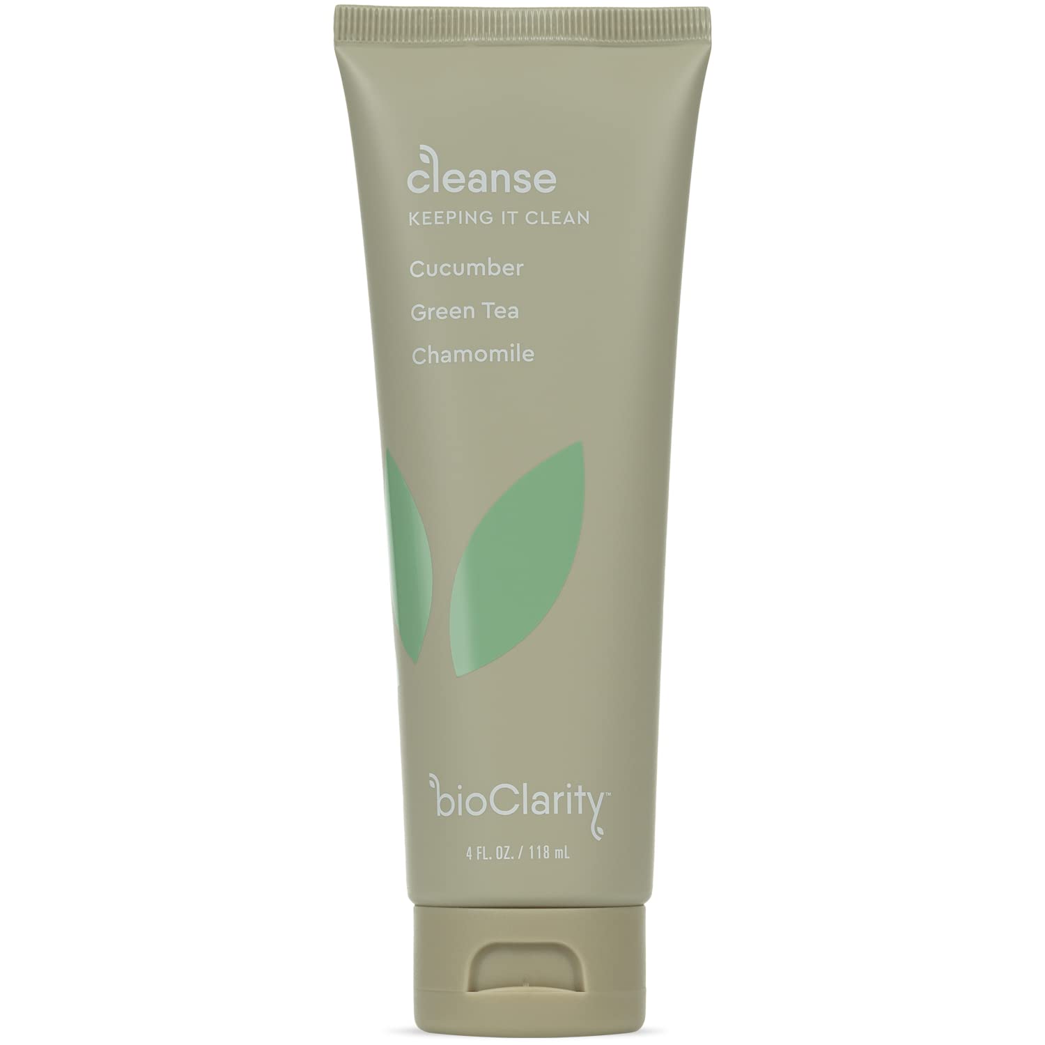 BioClarity front bottle shot showing label and clean design, emphasizing natural formula