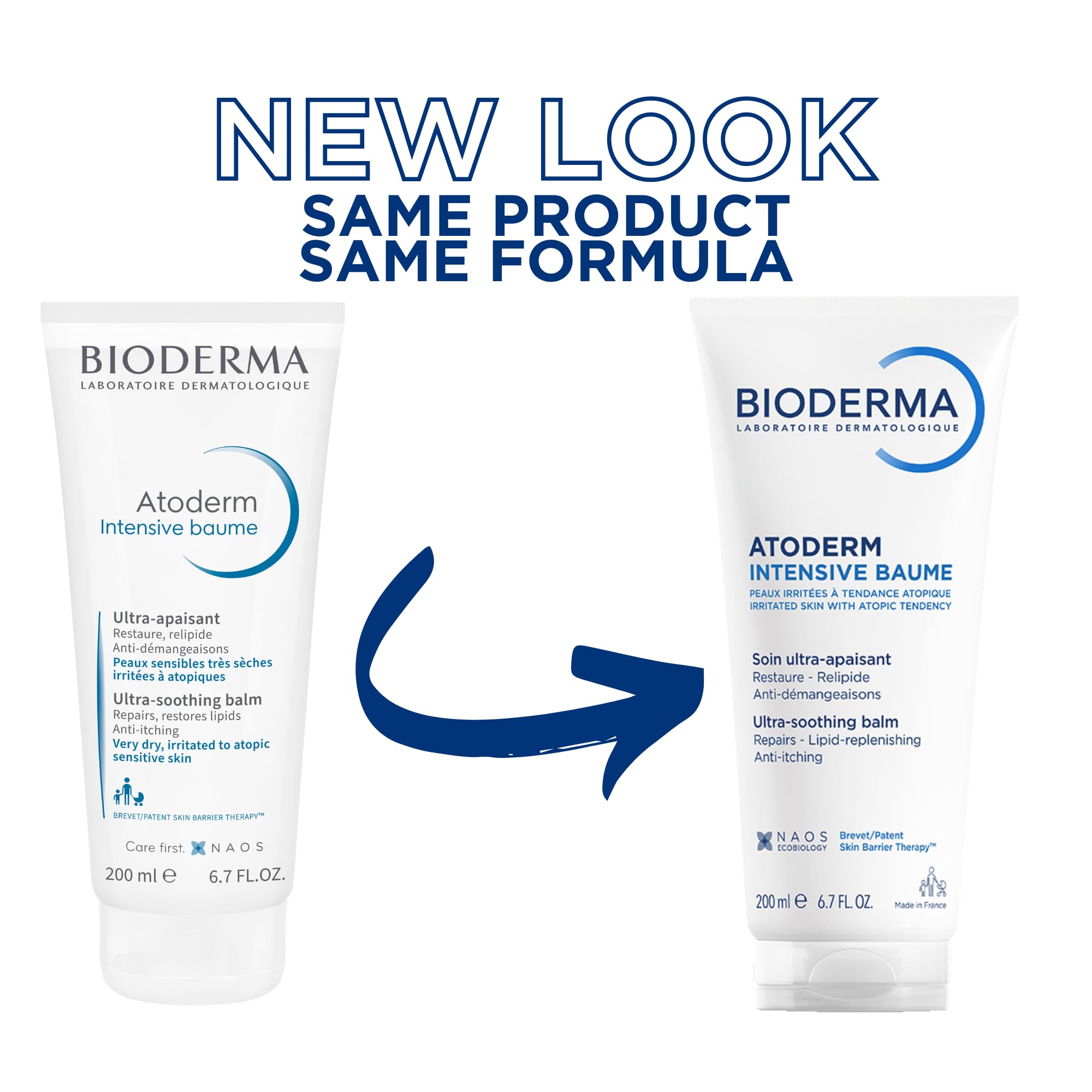 Bioderma balm on hand illustrating smooth spreadability and quick comfort
