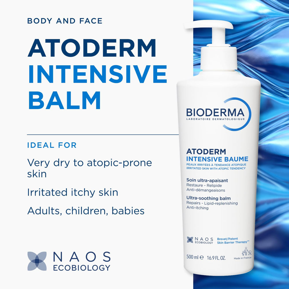 Bioderma label detail highlighting dermatological formulation info