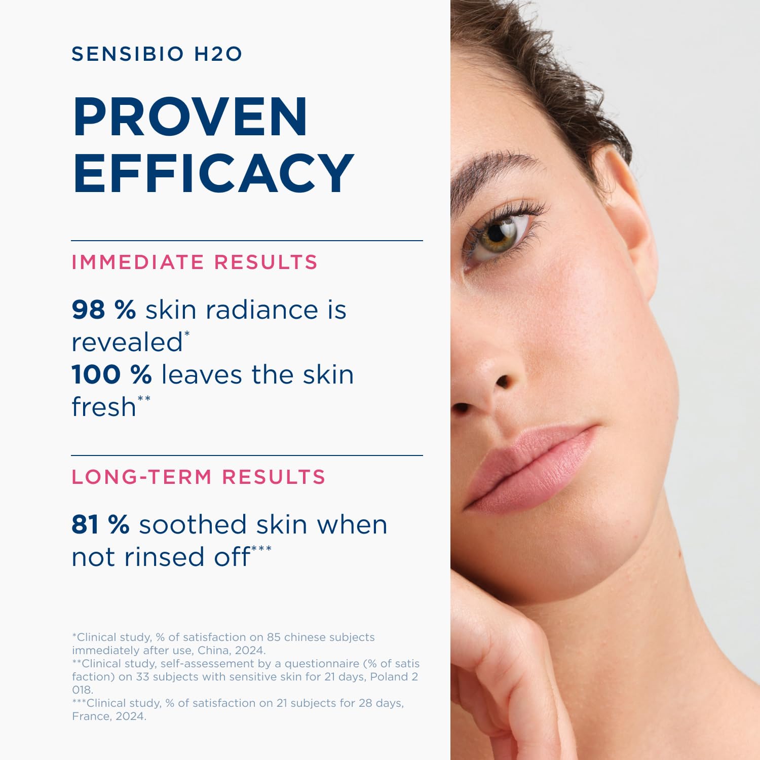 Bioderma bottle in bathroom setting for easy daily cleansing benefit