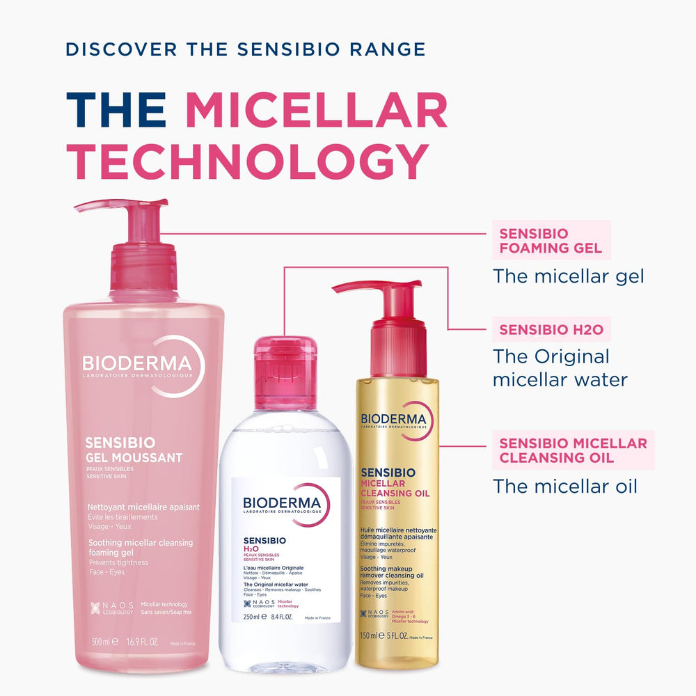 Bioderma closeup droplet on skin showing non-greasy silky finish