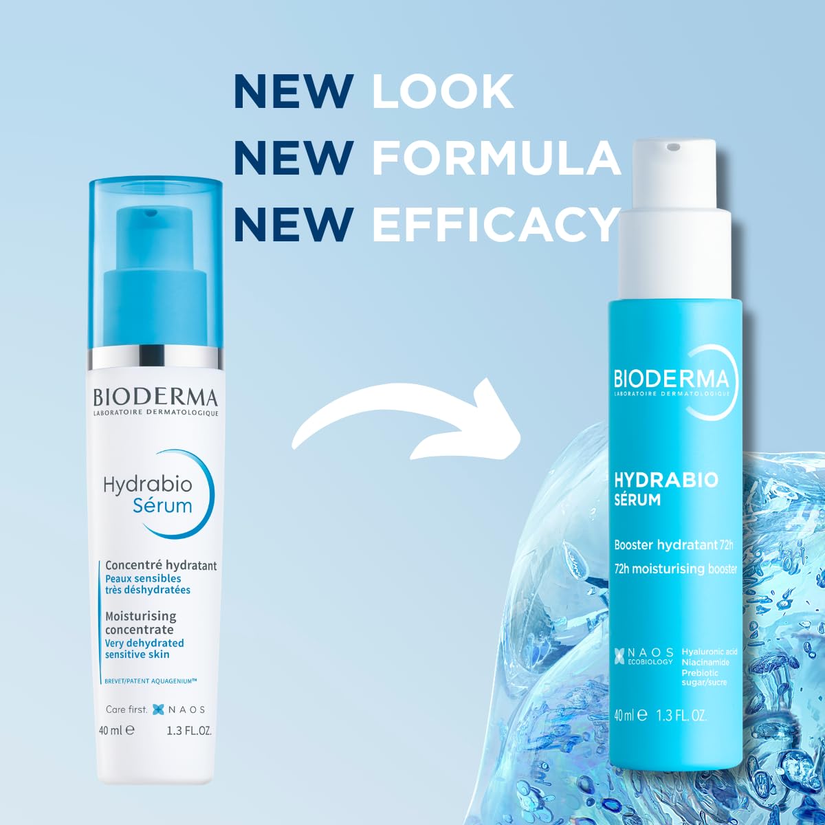 Bioderma pump dispensing serum highlighting controlled dosage and hygienic application benefit