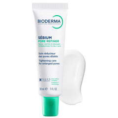Bioderma close-up cream texture illustrating lightweight smoothing benefit