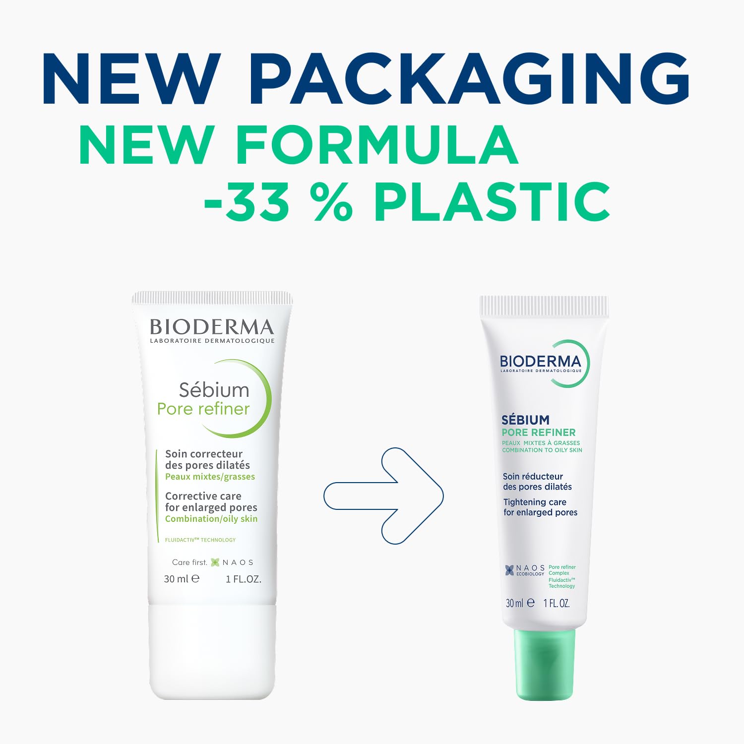 Bioderma used under foundation showing smoother makeup finish benefit