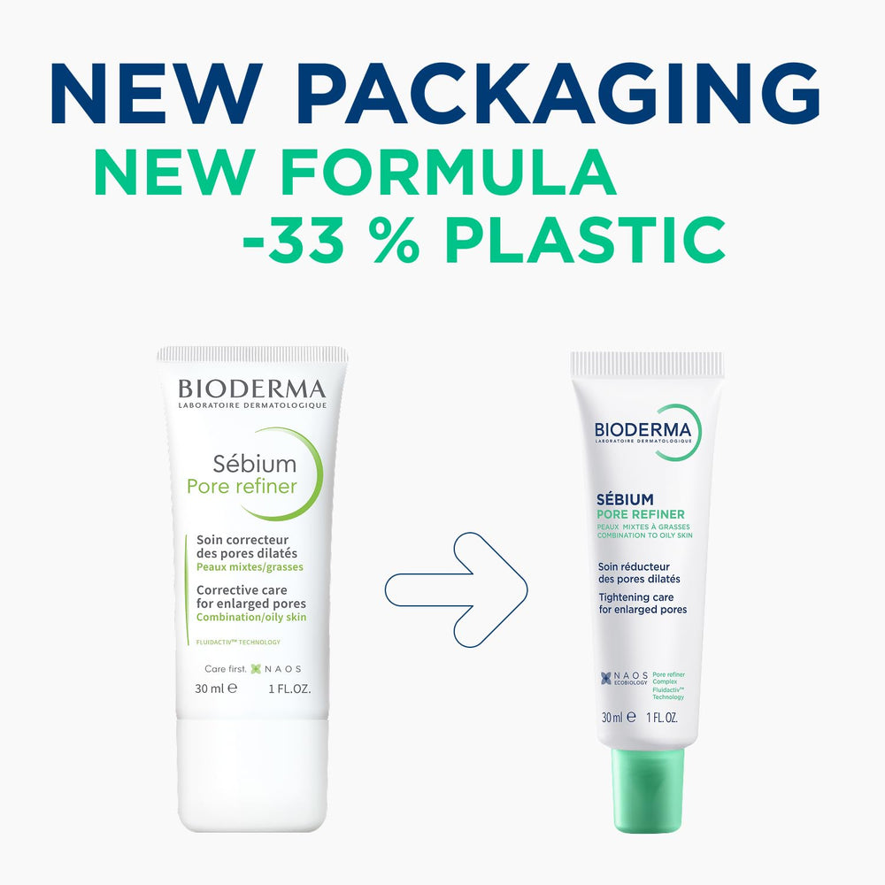 Bioderma used under foundation showing smoother makeup finish benefit