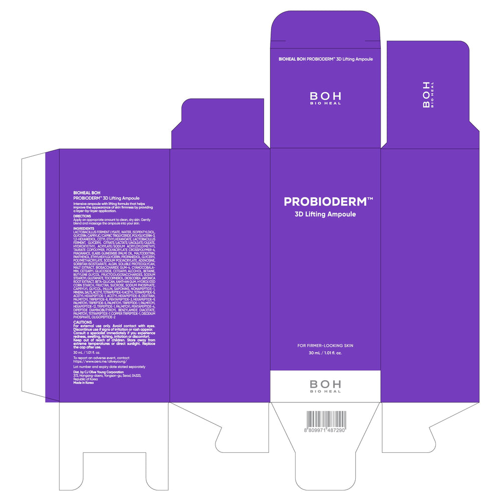BIOHEAL BOH schematic before and after indicating improved firmness and texture