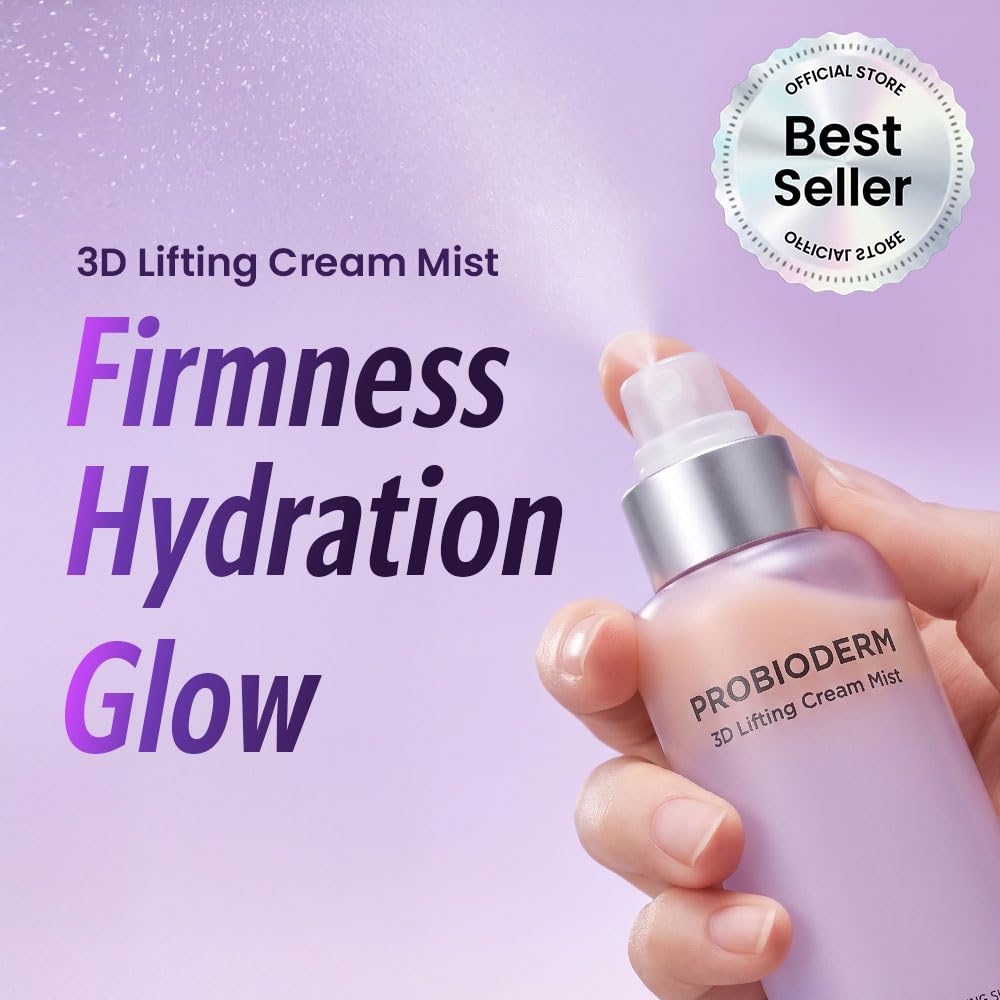 BIOHEAL BOH shaken two-layer bottle illustrating cream meets mist