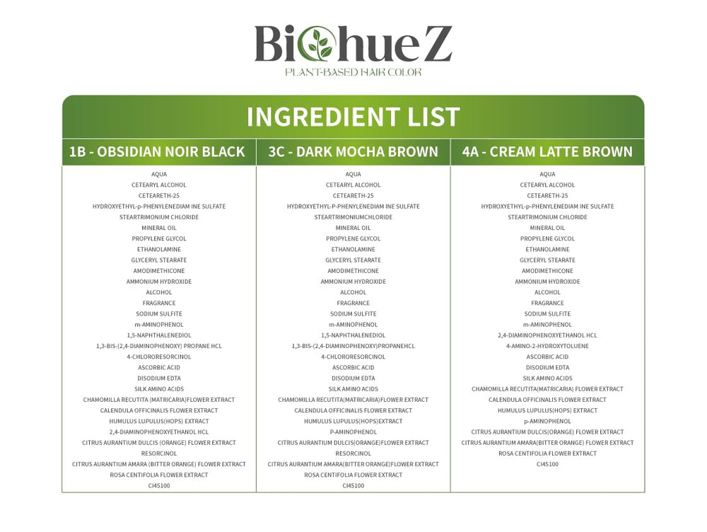 BioHueZ lifestyle model with shiny natural black hair result