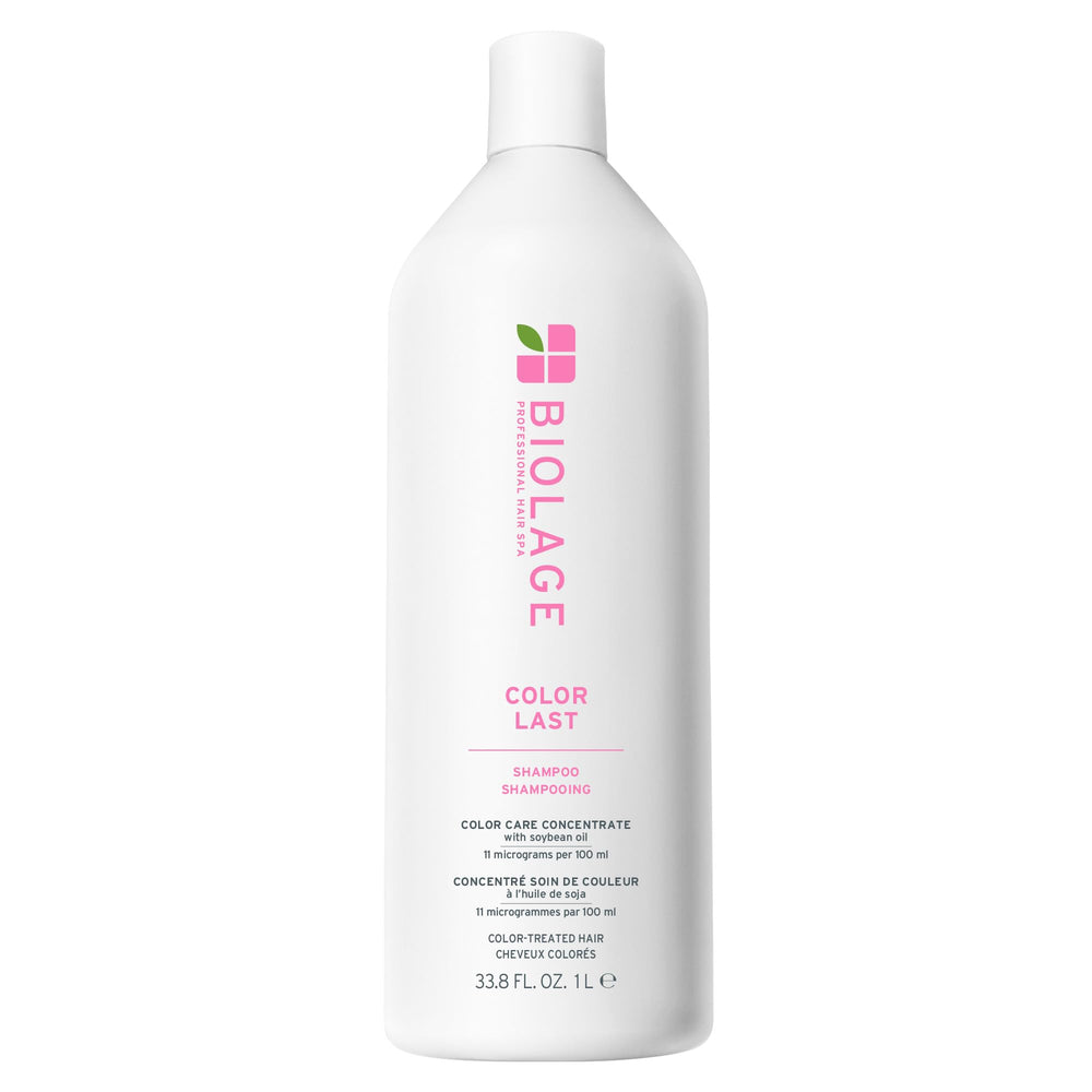 Biolage front bottle showing product and benefits
