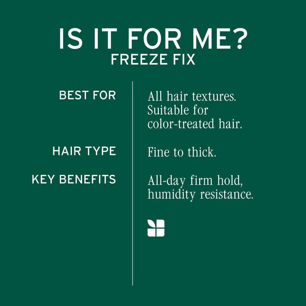 Biolage hairspray mist in use adding hold and anti-frizz
