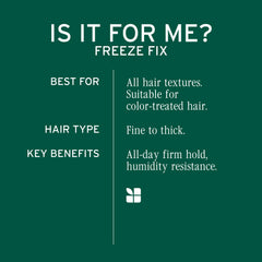 Biolage hairspray mist in use adding hold and anti-frizz