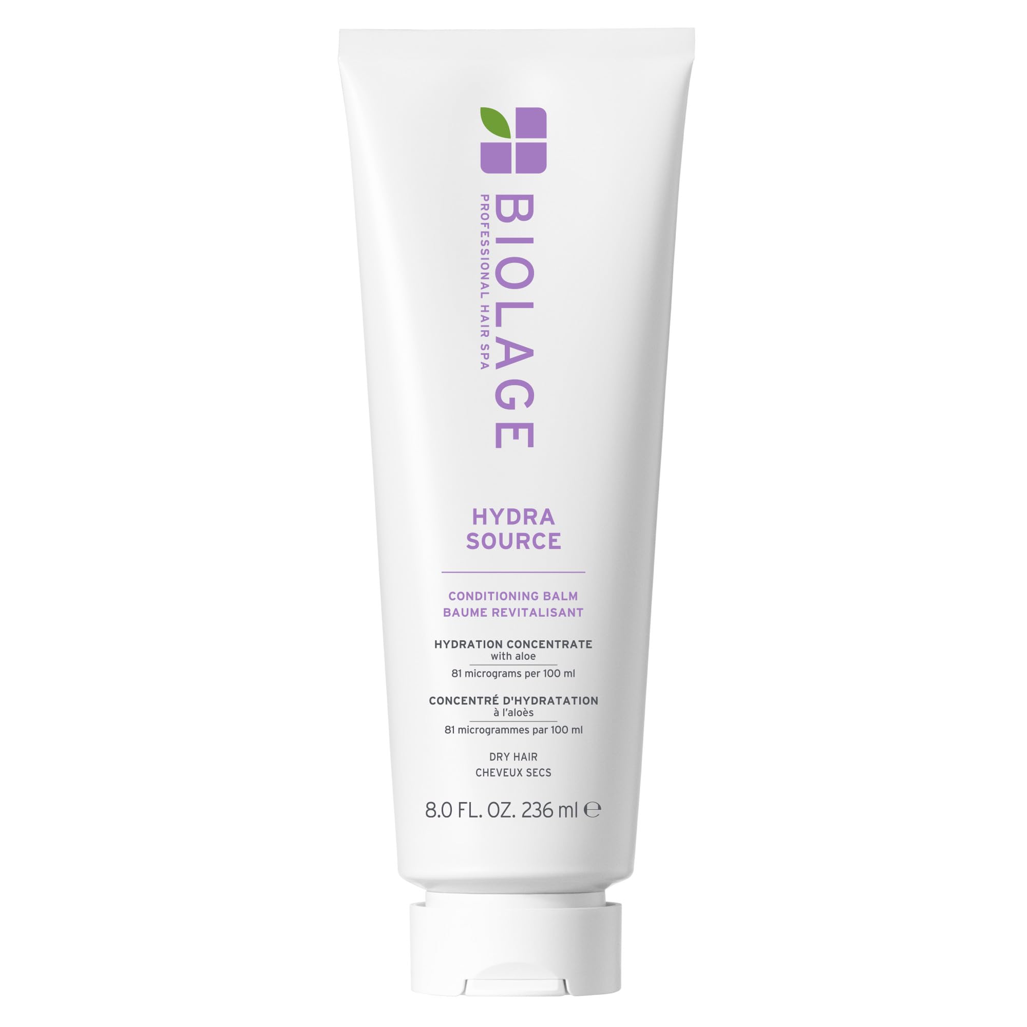Biolage front packaging showing conditioner, hydrates and detangles